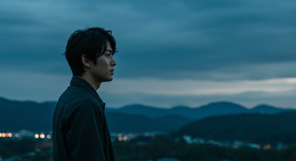 リスクを軽視してしまい途方に暮れる日本人男性の姿