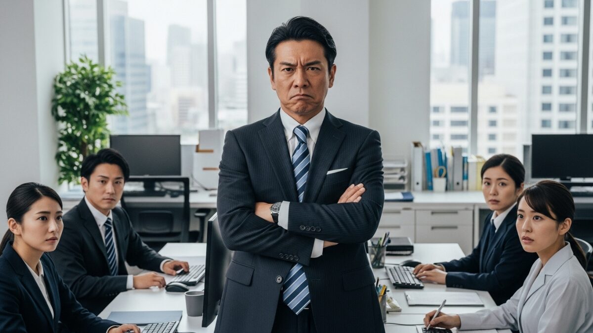 偉そうな人の特徴と、その心理が招いた孤立という末路を象徴するオフィス。